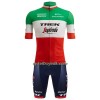 Cykeltøj + Cykelshorts 2023 Trek-Segafredo Green Italiensk Mesterskab Rød Hvid